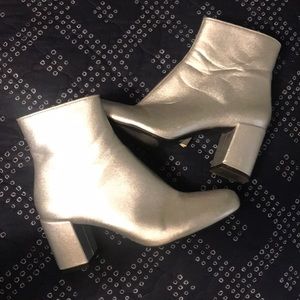 Silver Zara Booties
